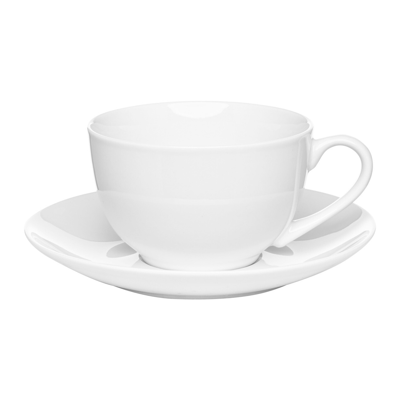 Set ceai / cafea 12 piese, Bona, Ambition, 220 ml, portelan, alb - imagine 5